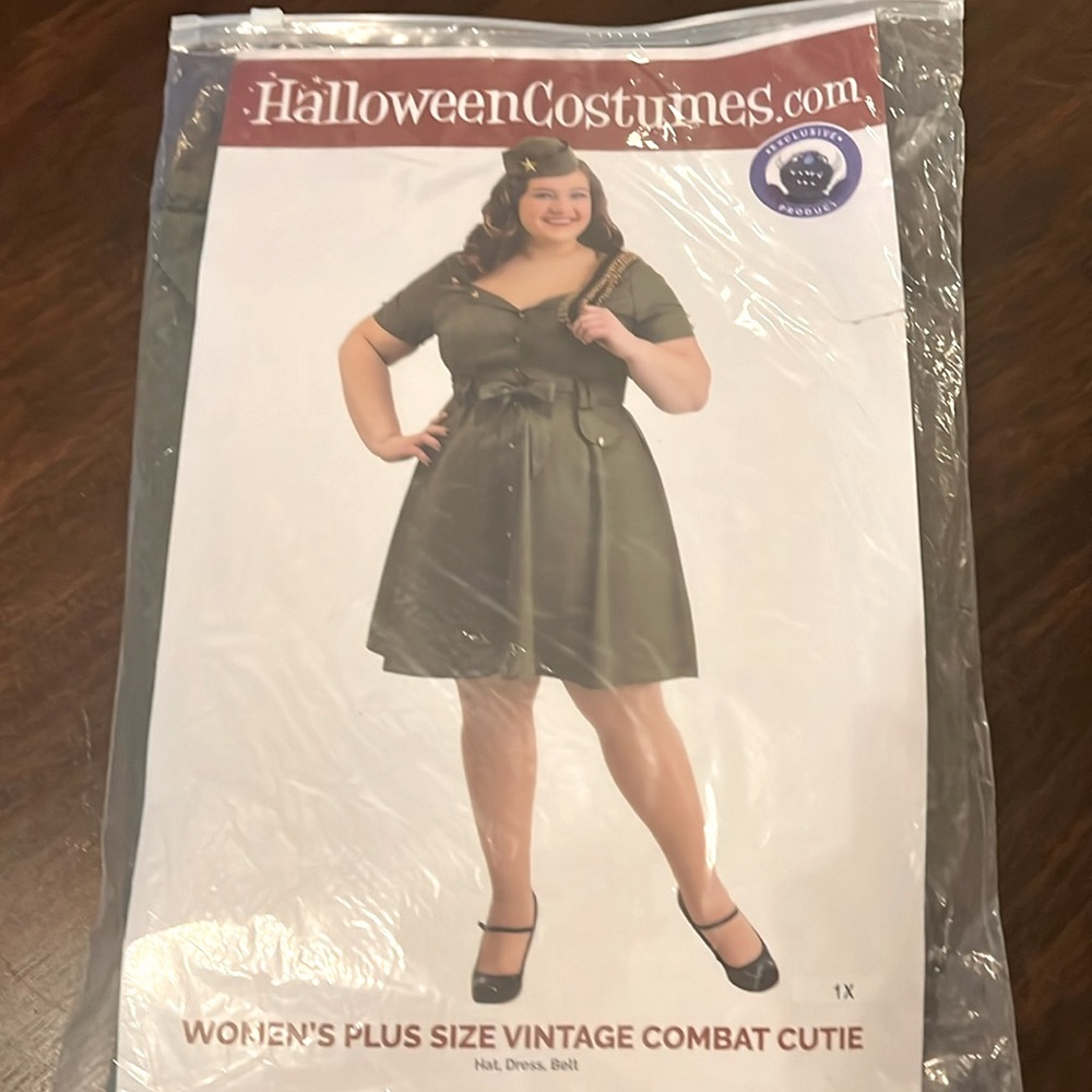 Combat Cutie Costume! Size 1x. NEW